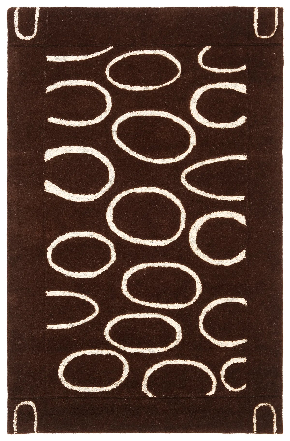 Safavieh Soho 3'-6" x 5'-6" Rug in Brown / Ivory
