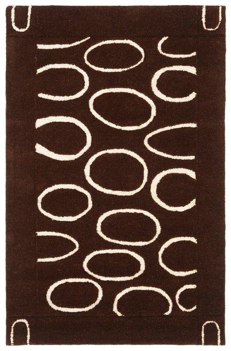 Safavieh Soho 3'-6" x 5'-6" Rug in Brown / Ivory