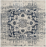 Safavieh Madison 6'-7" x 6'-7" Rug in Cream / Navy