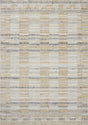 Loloi Roxie ROX-03 Contemporary Power Loomed Granite, Gold Rug - main flat