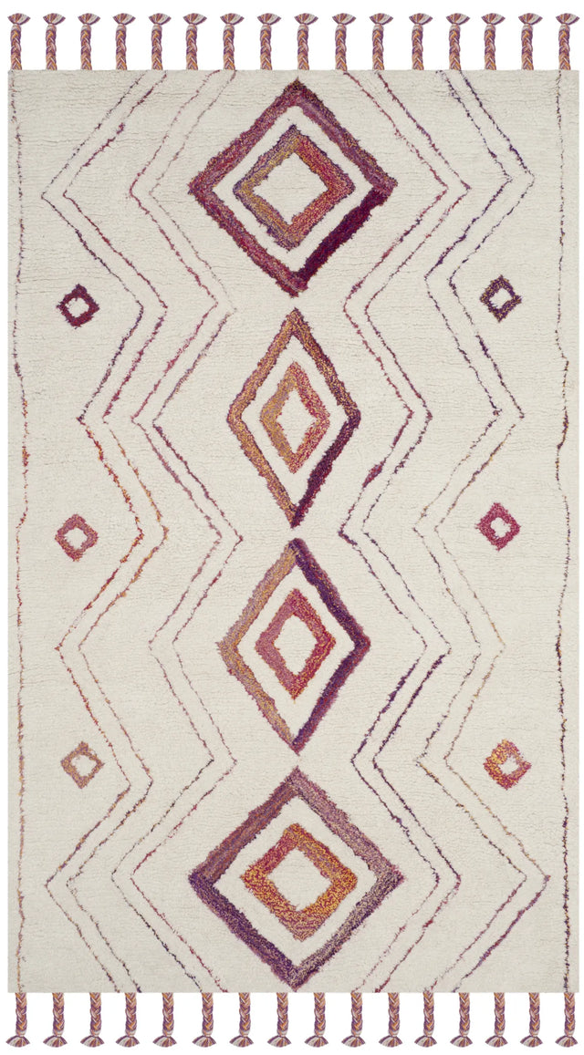 Safavieh Casablanca 5'-0" x 8'-0" Rug in Ivory / Multi