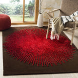 Safavieh Soho 5'-0" x 8'-0" Rug in Brown / Red