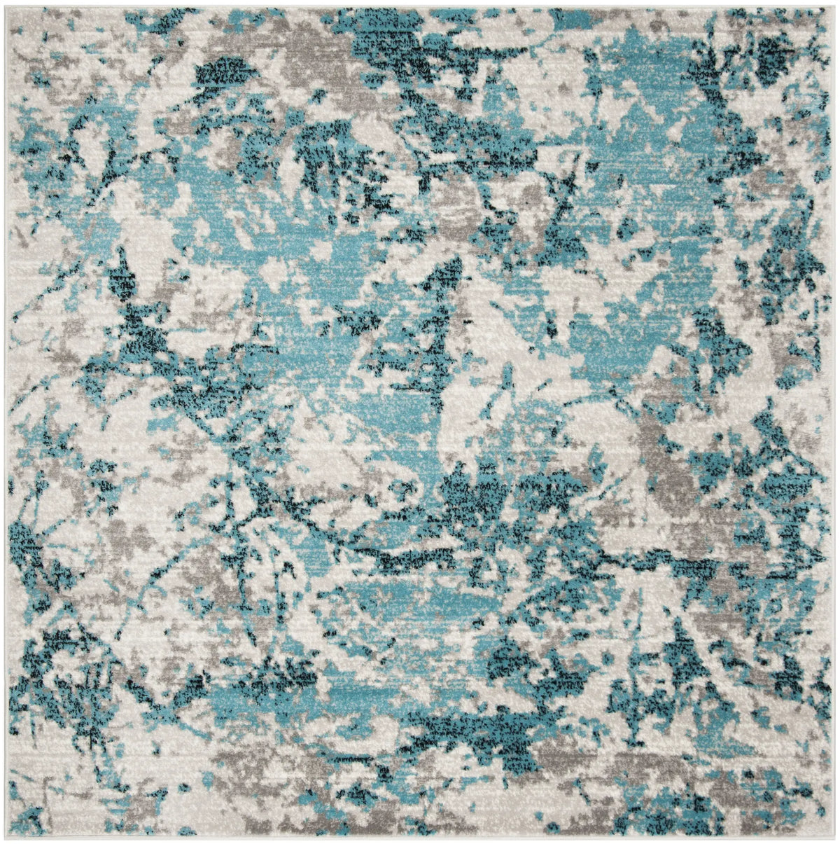 Safavieh Skyler 6'-7" x 6'-7" Rug in Blue / Ivory