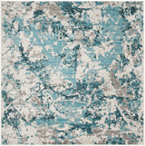 Safavieh Skyler 6'-7" x 6'-7" Rug in Blue / Ivory