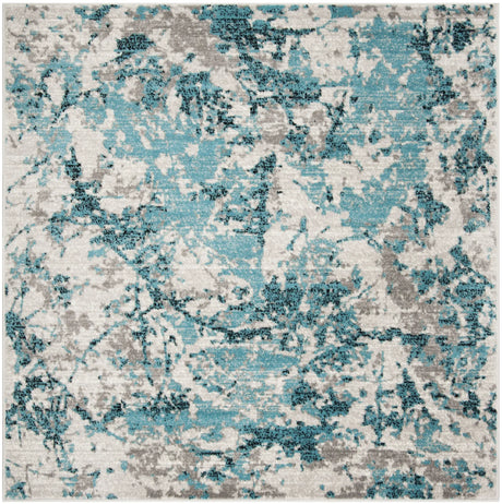 Safavieh Skyler 6'-7" x 6'-7" Rug in Blue / Ivory