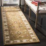 Safavieh Heritage 2'-3" x 10'-0" Rug in Mocha / Ivory
