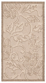 Safavieh Courtyard 2'-0" x 3'-7" Rug in Natural / Brown