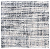 Safavieh Fontana Shag  800 6'-7" x 6'-7" Rug in Grey / Ivory