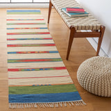 Safavieh Montauk 2'-3" x 9'-0" Rug in Green / Blue
