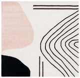 Safavieh Rodeo Drive 6'-0" x 6'-0" Rug in Ivory / Blush