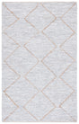 Safavieh Vintage Leather 4'-0" x 6'-0" Rug in Light Grey / Natural
