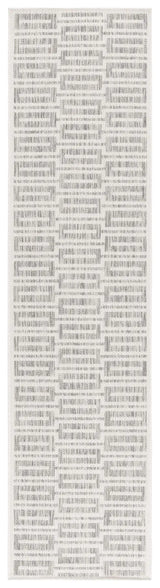Safavieh Beach House 2'-0" x 8'-0" Rug in Grey / Ivory