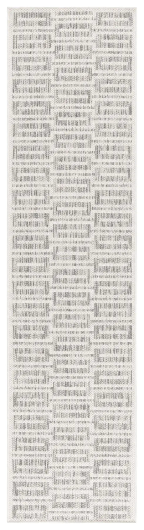 Safavieh Beach House 2'-0" x 8'-0" Rug in Grey / Ivory