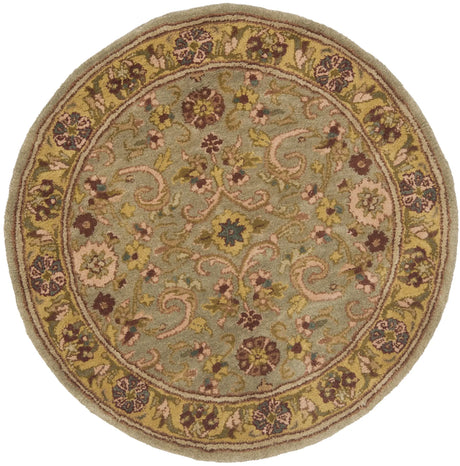 Safavieh Heritage 3'-6" x 3'-6" Rug in Grey / Gold