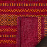 Safavieh Montauk 4'-0" x 6'-0" Rug in Orange / Red