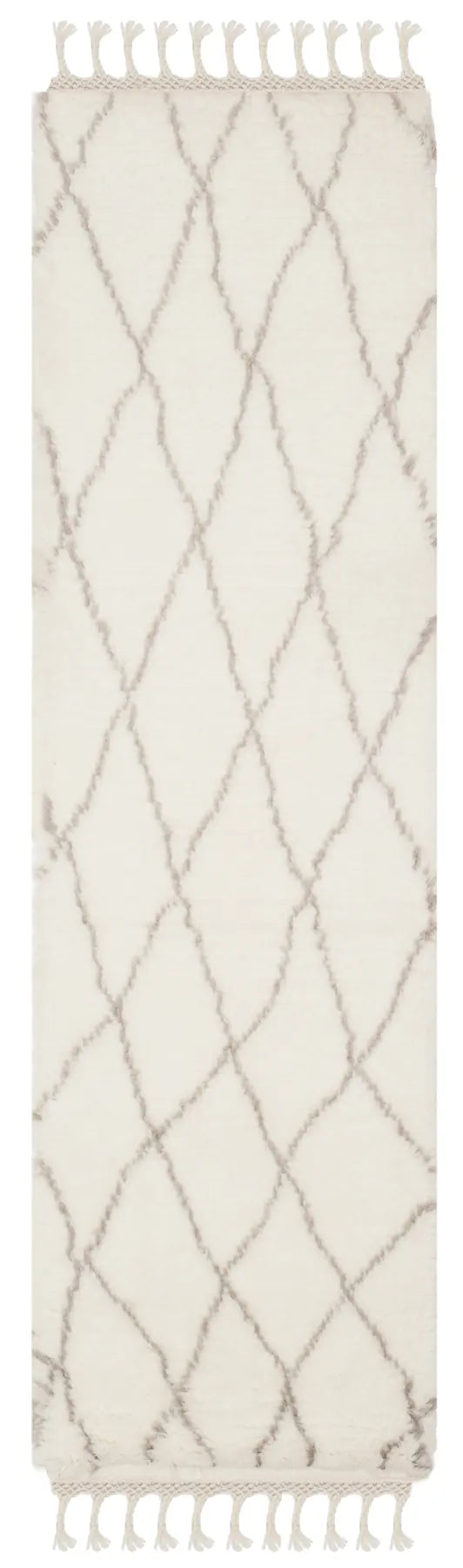 Safavieh Casablanca 2'-3" x 8'-0" Rug in Ivory / Grey
