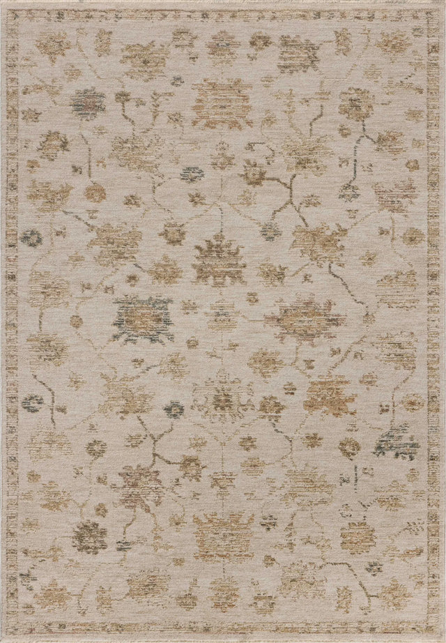 Loloi Willa WIA-11 Bone / Multi Power Loomed Rug - main flat