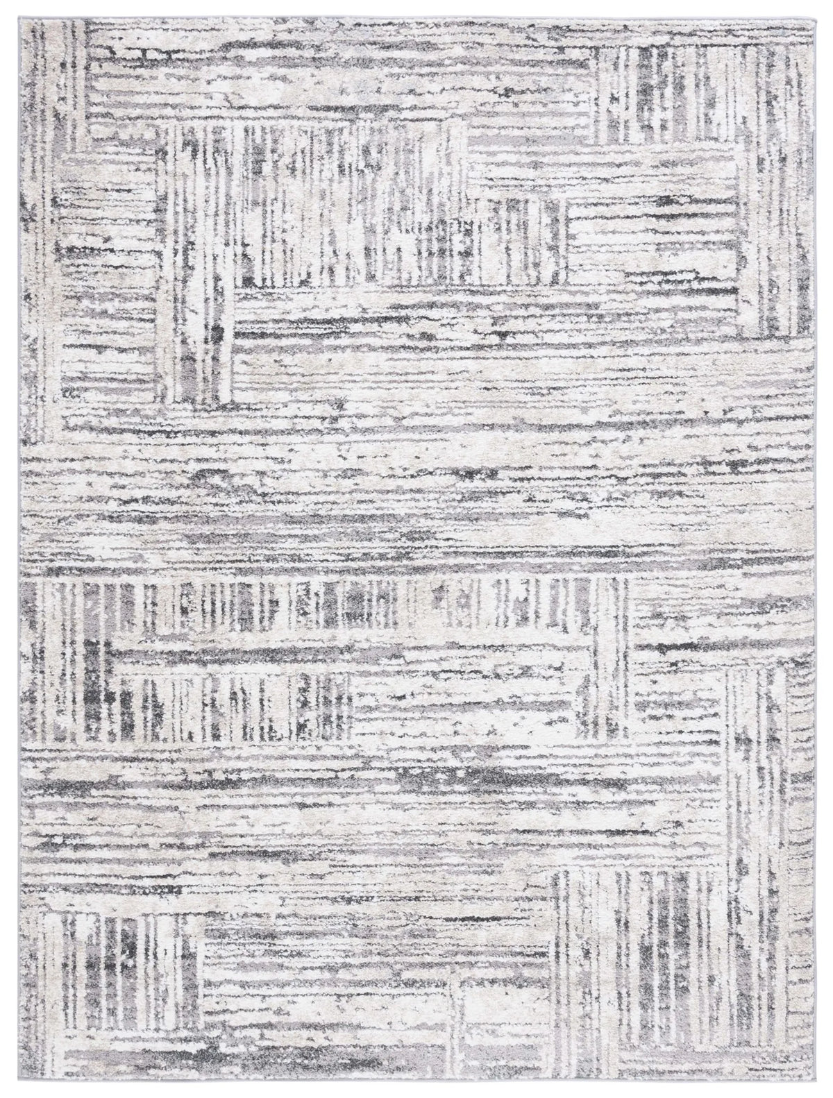 Safavieh Opal 4'-0" x 6'-0" Rug in Ivory / Dark Grey