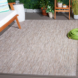 Safavieh Courtyard 4'-0" x 5'-7" Rug in Ivory / Beige Grey