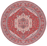 Safavieh Tucson 6'-0" x 6'-0" Rug in Red / Pink