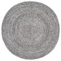 Safavieh Braided 3'-0" x 3'-0" Rug in Grey / Charcoal