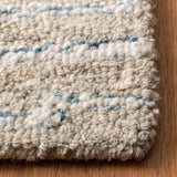 Safavieh Micro-Loop 5'-0" x 8'-0" Rug in Light Grey / Ivory