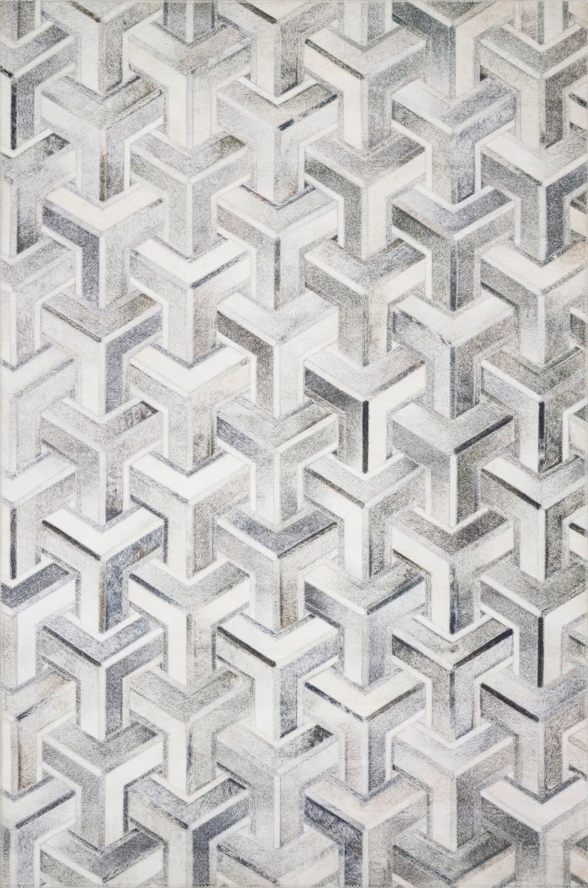 Loloi Maddox Mad-05 Silver / Ivory Rugs - main flat