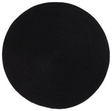 Safavieh Braided 3'-0" x 3'-0" Rug in Black