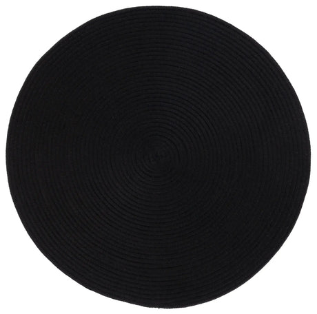 Safavieh Braided 3'-0" x 3'-0" Rug in Black