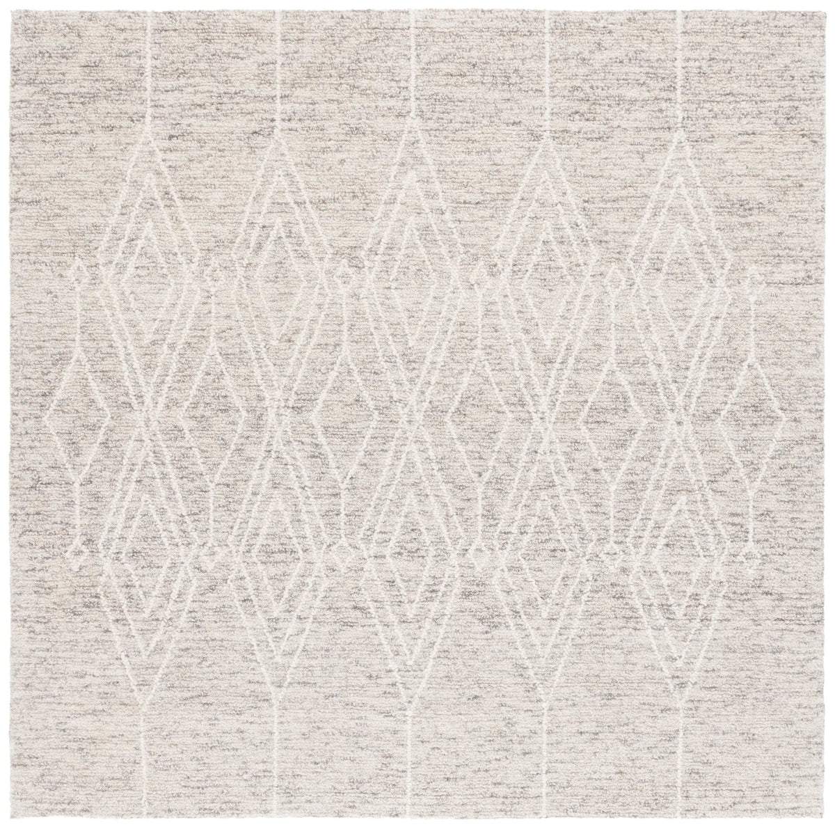 Safavieh Ebony 6'-0" x 6'-0" Rug in Grey / Ivory