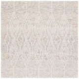 Safavieh Ebony 6'-0" x 6'-0" Rug in Grey / Ivory
