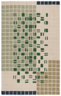 Safavieh Genre 4'-0" x 6'-0" Rug in Green / Beige