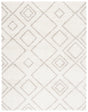 Safavieh Arizona Shag 10'-0" x 14'-0" Rug in Ivory / Beige