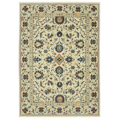Oriental Weavers Sphinx Francesca Fr10A Ivory/ Multi Rug - main flat