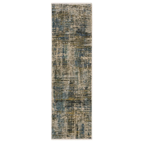 Oriental Weavers Sphinx Hayden Hay05 Blue/ Gold Rug - runner