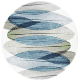 Safavieh Hollywood 10'-0" x 10'-0" Rug in Ivory / Blue Green