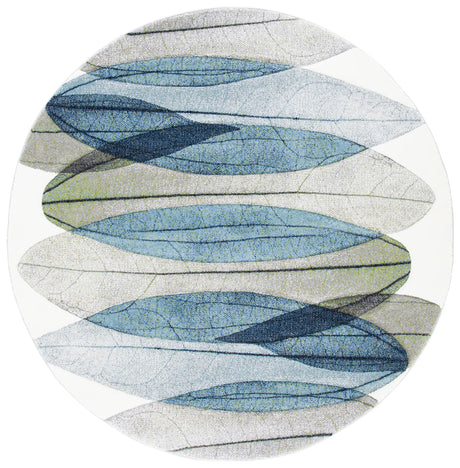 Safavieh Hollywood 10'-0" x 10'-0" Rug in Ivory / Blue Green
