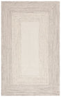 Safavieh Braided 4'-0" x 6'-0" Rug in Ivory / Grey