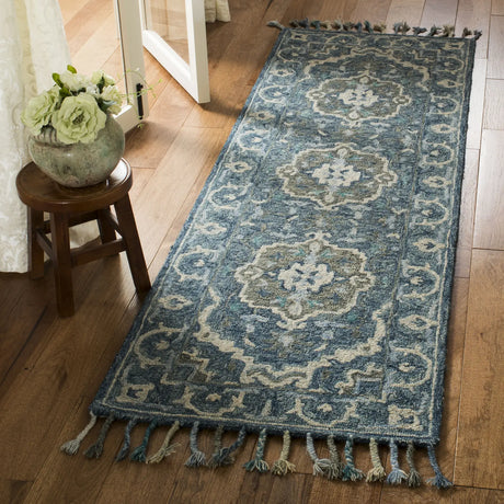 Safavieh Aspen 2'-3" x 11'-7" Rug in Dark Blue / Grey