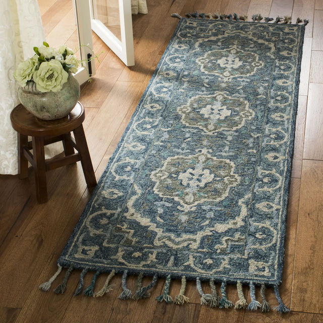 Safavieh Aspen 2'-3" x 11'-7" Rug in Dark Blue / Grey