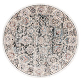Safavieh Artifact 4'-0" x 4'-0" Rug in Charcoal / Ivory