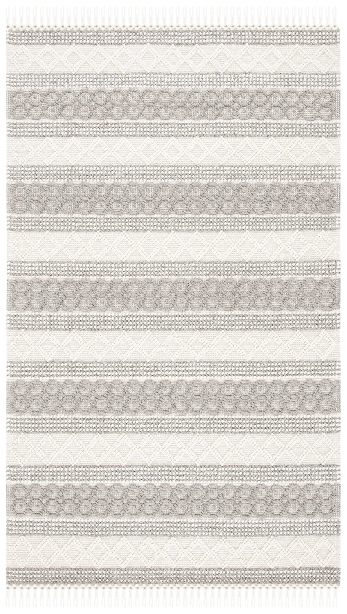 Safavieh Natura 4'-0" x 6'-0" Rug in Ivory / Grey