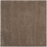 Safavieh Santa Monica Shag 6'-7" x 6'-7" Rug in Taupe