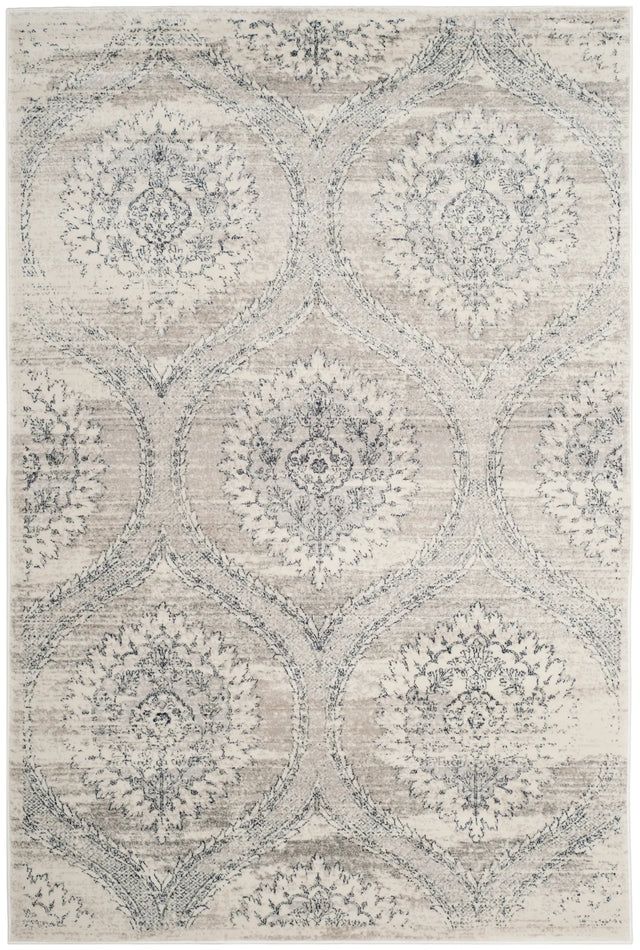 Safavieh Carnegie 4'-0" x 6'-0" Rug in Light Grey / Cream