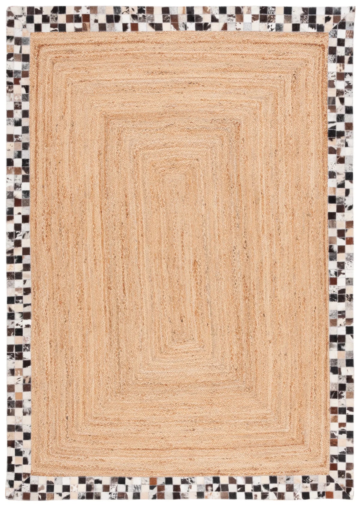 Safavieh Natural Fiber 3'-0" x 5'-0" Rug in Natural / Grey