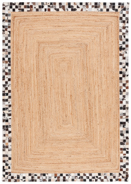 Safavieh Natural Fiber 3'-0" x 5'-0" Rug in Natural / Grey