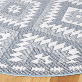 Safavieh Prairie 300 6'-7" x 6'-7" Rug in Blue / Grey