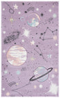 Safavieh Carousel Kids 100 3'-3" x 5'-3" Rug in Purple / Orange