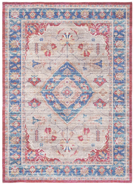 Safavieh Saffron 4'-0" x 6'-0" Rug in Rust / Ivory