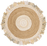 Safavieh Cape Cod 3'-0" x 3'-0" Rug in Beige / Natural